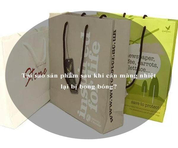 Tại sao sản phẩm sau khi cán màng nhiệt lại bị bong bóng? 4