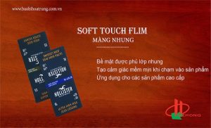 Thẻ bài cán màng nhung